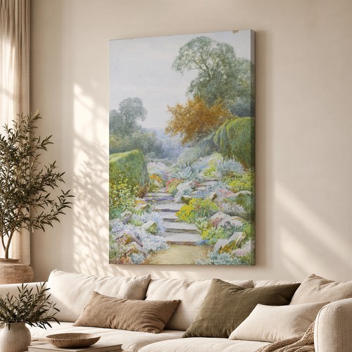 The garden path - garden, stone