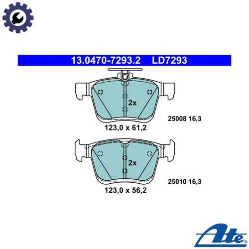 Brake pad set - brake,
