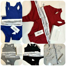 Calvin Klein Womens Knickers Panties 3 Pack Thongs Underwears