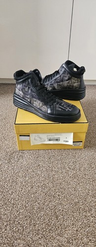 Fendi mesh high top trainers - mesh,