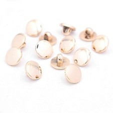 GOLD FLAT SHANK BUTTONS ABS