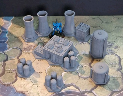 Power plant buildings - power, terrain