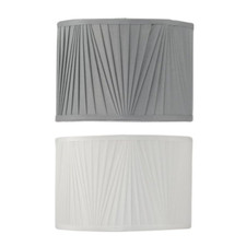 Faux Silk Eliza V Pleated Drum