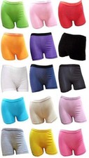 2 PACKS WOMEN`S /LADIES/GIRLS SOFT STRETCHY COTTON PLAIN BOXER SHORTS HOT PANTS