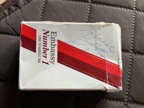 Edwin starr signed cigarette - edwin,