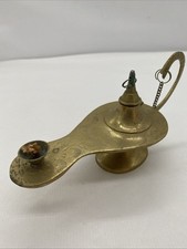 Aladdin Genie Oil lamp Brass Magic Lamp Indian Brass