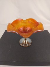 Vintage Marigold Ruffled Edge