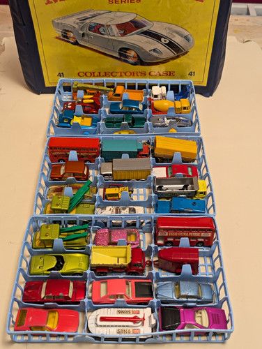 Matchbox diecast cars - in, carry