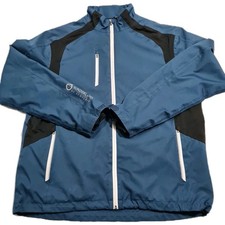 Sunderland Valberg Panelled Waterproof Mens Green Golf Jacket Size XL Outdoor