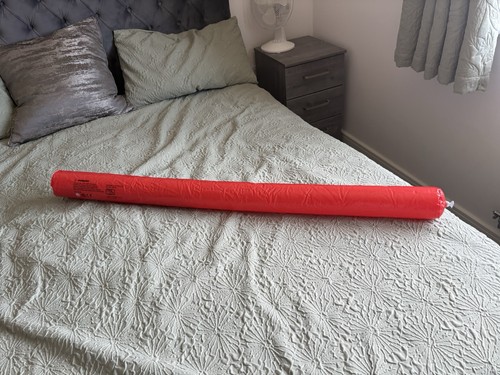 Inflatable red swimming - , noodle