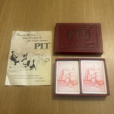 Pit Card Game Vintage Parker Brothers 1919 Bull & Bear Edition Complete