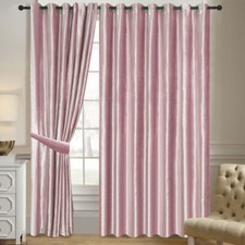 Plain Velvet Curtains Ready