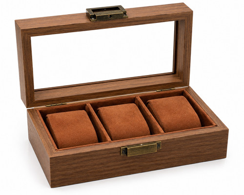 Slot wooden watch box - slot,