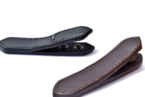 Leather press stud - leather,