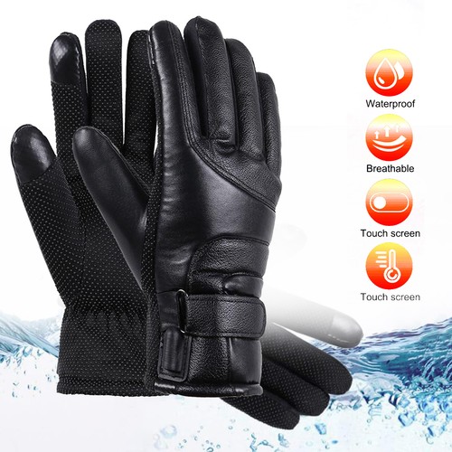 Heated gloves touch screen - heated,