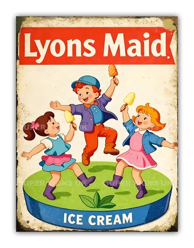 Retro lyons maid - retro, cream