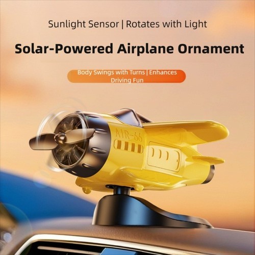 Solar airplane creative car - airplane,