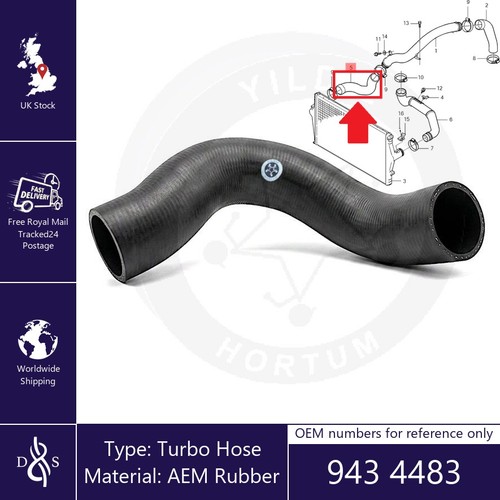 Turbo hose fits volvo s80 - turbo,