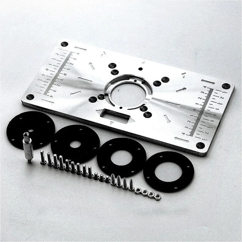 Aluminium router table insert - table,