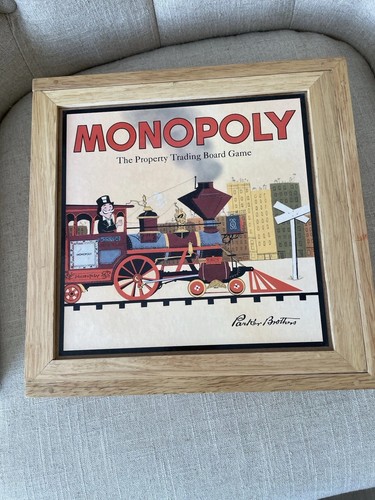 Monopoly nostalgia wooden box - wooden,