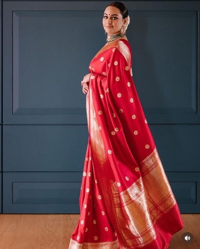 Traditional soft silk saree - traditional,
