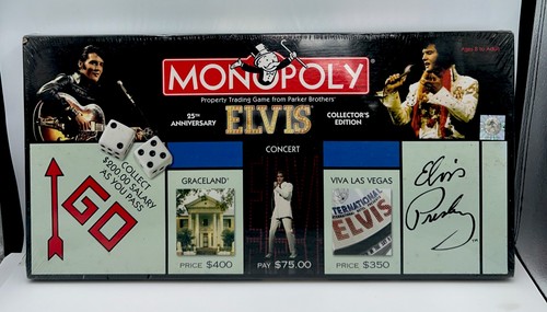 Monopoly elvis presley 25th - monopoly-,