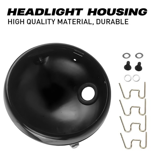 Motorcycle led headlight - motorcycle, 7"
