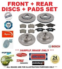 FRONT + REAR DISCS & PADS for HONDA CIVIC VIII Hatchback Type R (FN2) 2006-on