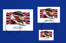 Lewis Hamilton 2019 Helmet F1 Union Jack Stickers Vinyl - Scuderia GP