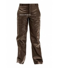 WW2 German UBOAT trousers BROWN leather - made to your sizes