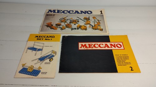 Meccano books models - books,