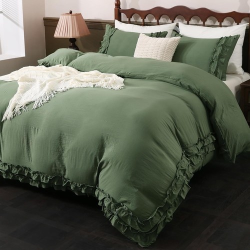 Herside olive green duvet - herside,