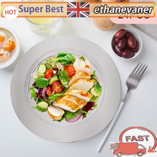 24pcs dinner plates 13in - 24pcs,