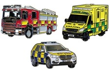 Fire Engine Ambulance Police