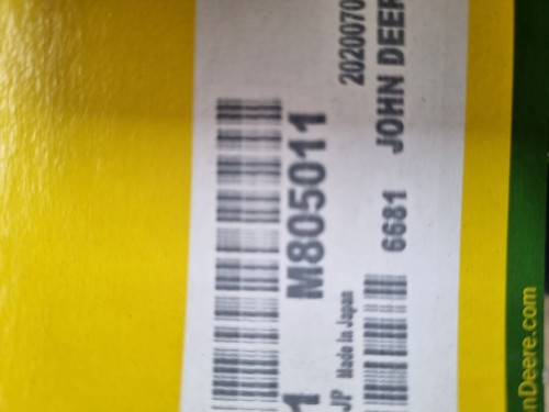 Genuine john deere water pump - john,