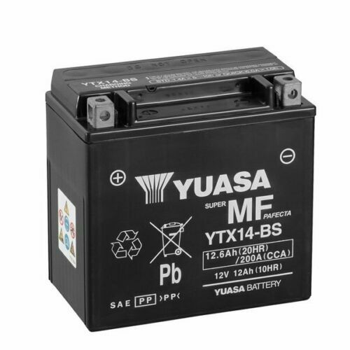 Battery yuasa ytx14 buell - battery,