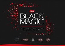 Black magic dark chocolate - black,