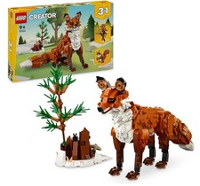 LEGO Creator 3in1 Forest Animals: Red Fox Toy to Owl Figure to Squirrel Model