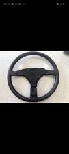 Mazda Eunos Roadster Momo Steering Wheel Black Leather Genuine OEM NA