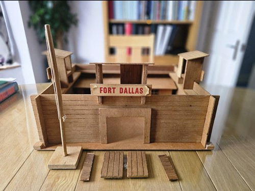 Vintage wooden fort - vintage,