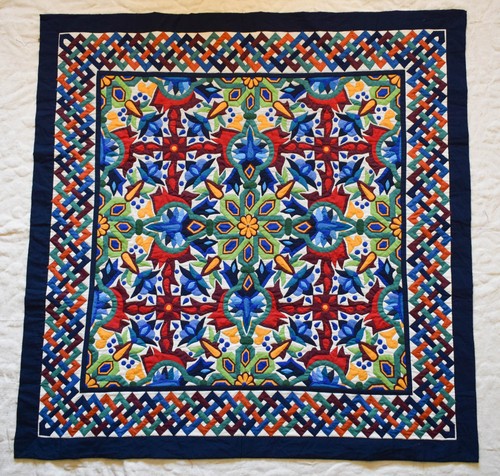 Handmade islamic quilt - quilt, wall
