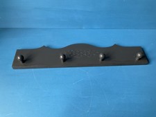 Hand made Coat , hat rack, key holder, wall mounted/  wooden / rustic grey
