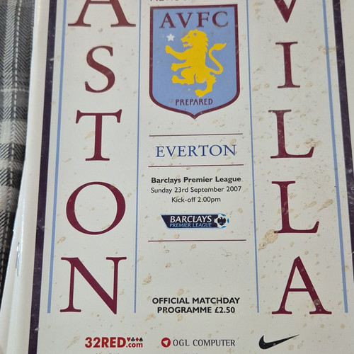 Aston villa everton - villa, vs