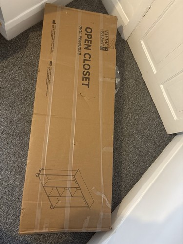 Open wardrobe canvas storage - canvas,