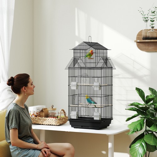 Pawhut metal bird - metal, cage