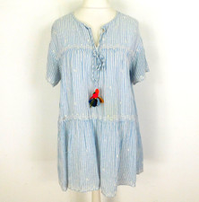 Zara TRF Blue White Stripe