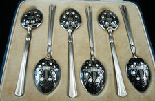 6 Cased Sterling Silver Enamel
