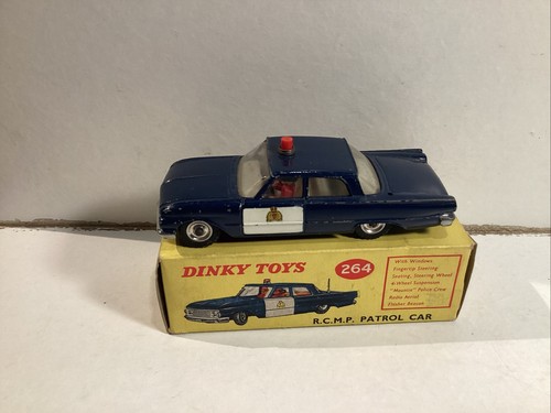 Dinky 264 rcmp patrol car - rcmp,