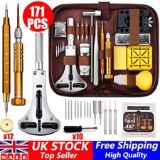 171 PCS Professional Watch Repair Kit Back Case Pin Link Spring Strap Adjustment