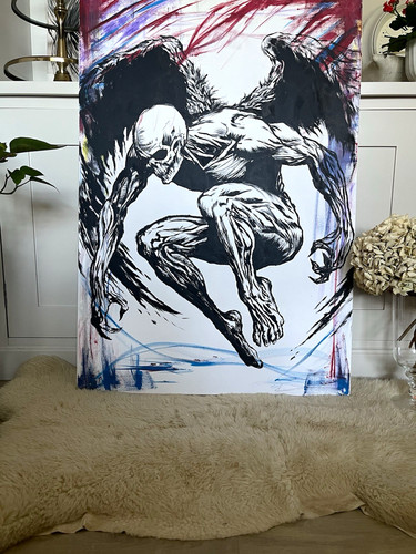 Original acrylic painting - acrylic,